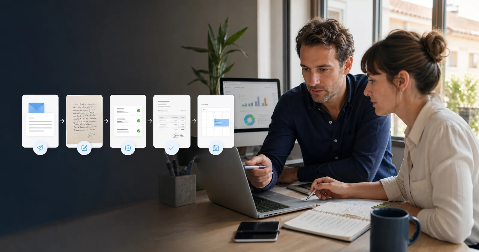 Un atelier pratique où une automatisation transforme notes et messages en documents exploitables